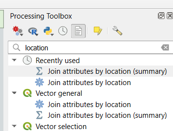 Join Attributes by Location (Summary)